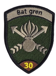 Bild von Bat gren 30 braun Badge mit Klett